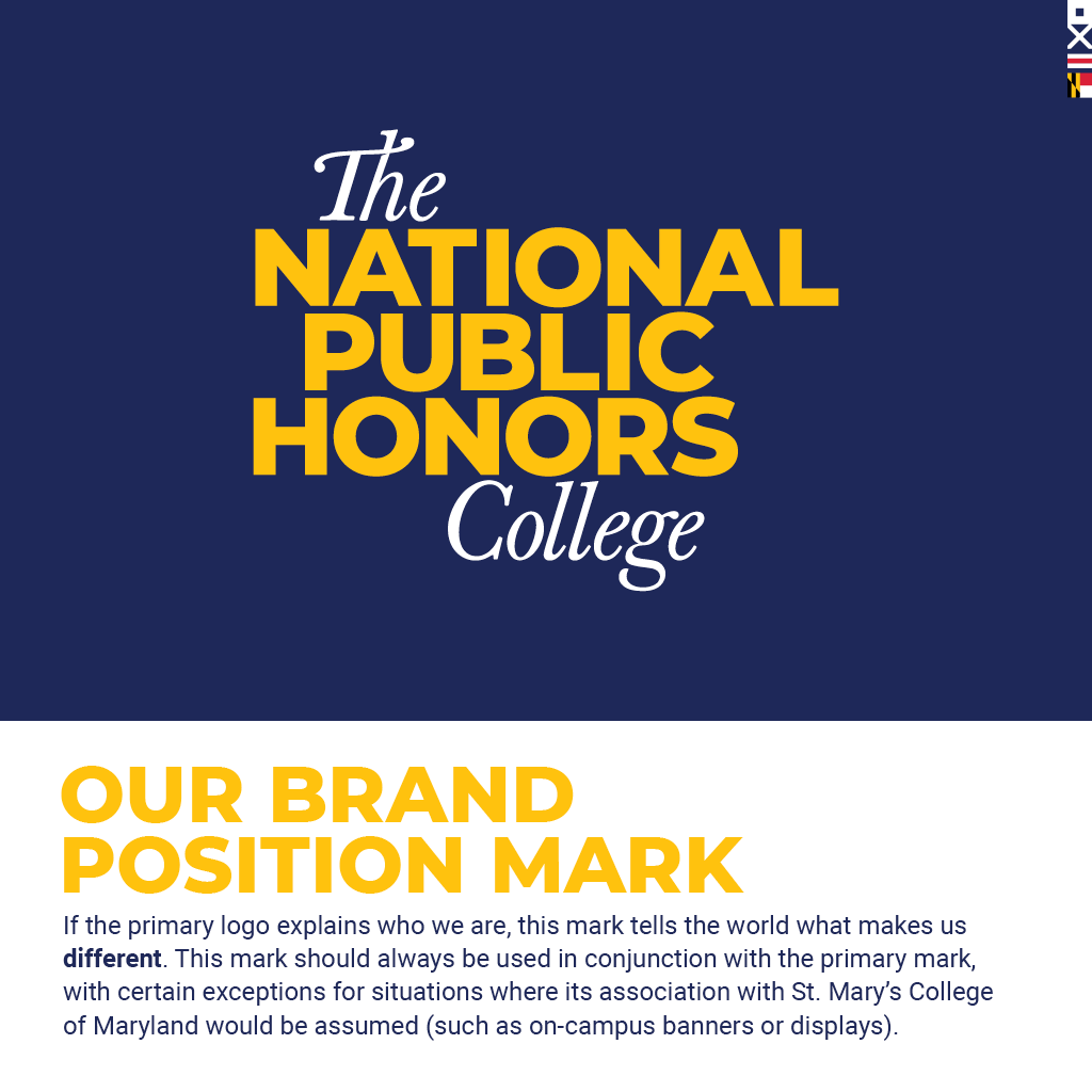 Our brand position mark - The National Public Honors College