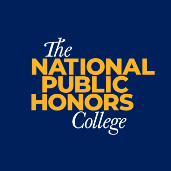 The National Public Honors College logo displayed