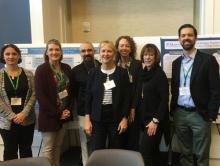 SMCM CUR Transformations Project Team Members at 2018 Conference (L to R: Drs. Mertz, Neiles, Bowers, Dillingham, Wooley, Koenig, and Foster) pictured